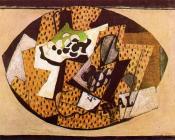 乔治勃拉克 - Still Life with Grapes